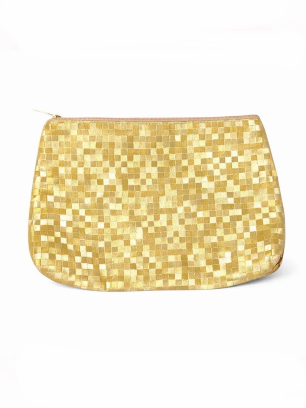 Gold Mosaic cosmetic bag